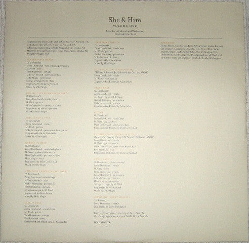 She & Him : Volume One (LP, Album, 180)