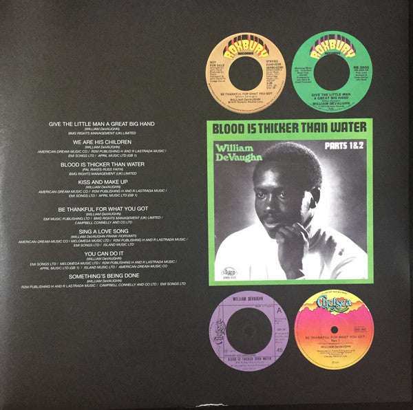William DeVaughn : Be Thankful For What You Got (LP, Album, RE)