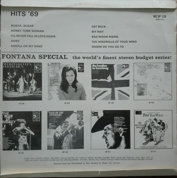 Various : Hits '69 (LP, Comp)