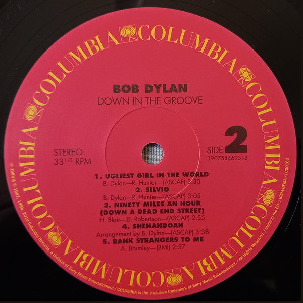 Bob Dylan : Down In The Groove (LP, Album, RE)