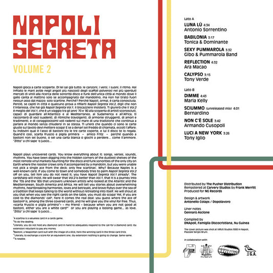 Various : Napoli Segreta Volume 2 (LP, Comp)