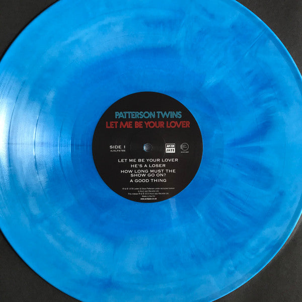Patterson Twins : Let Me Be Your Lover (LP, Album, Club, Ltd, Num, RE, RM, Blu)