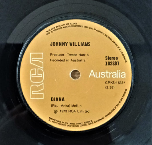 Johnny Williams (35) : Diana (7", Single)