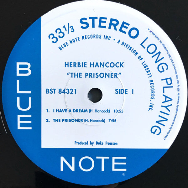 Herbie Hancock : The Prisoner (LP, Album, RE, 180)