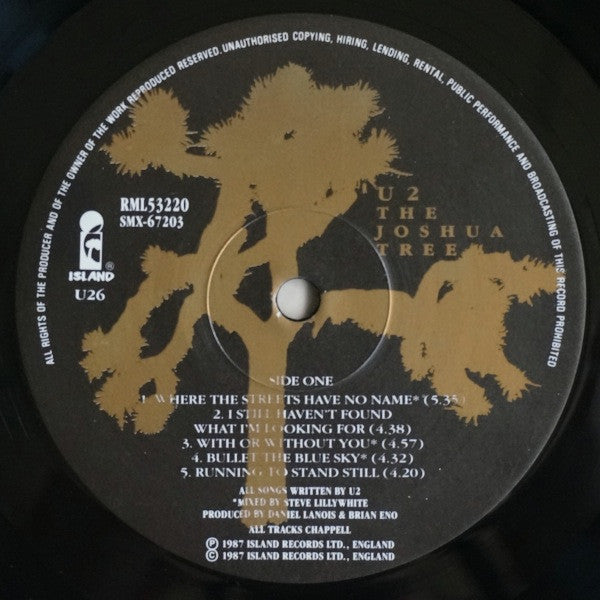 U2 : The Joshua Tree (LP, Album)