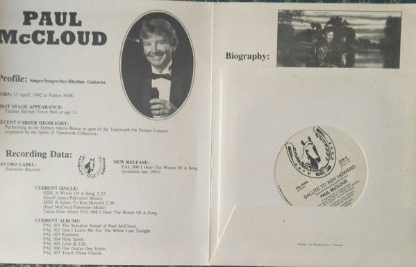 Paul McCloud : Words Of A Song (7", Single)
