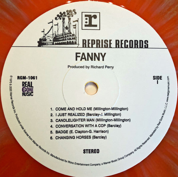 Fanny (2) : Fanny (LP, Album, Club, Ltd, Num, RE, Ora)