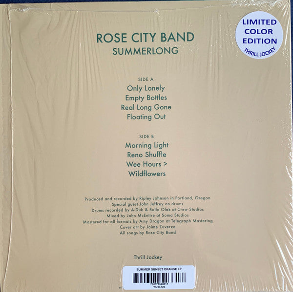 Rose City Band : Summerlong (LP, Album, Ltd, Ora)