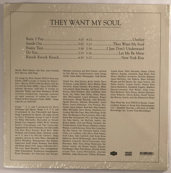 Spoon : They Want My Soul (LP, Album, RE)