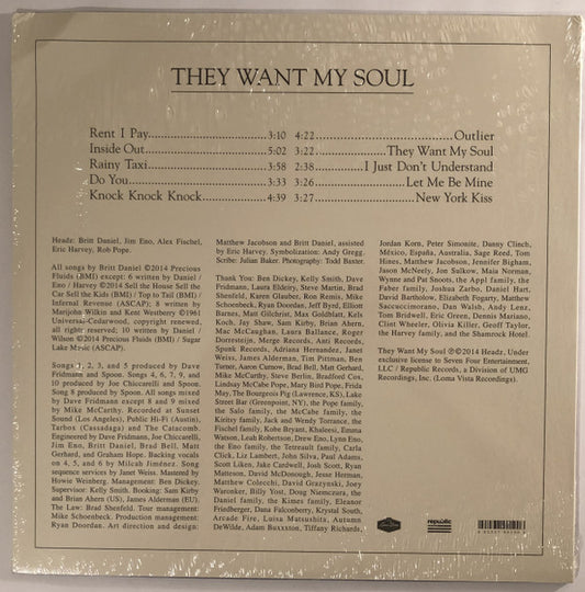 Spoon : They Want My Soul (LP, Album, RE)