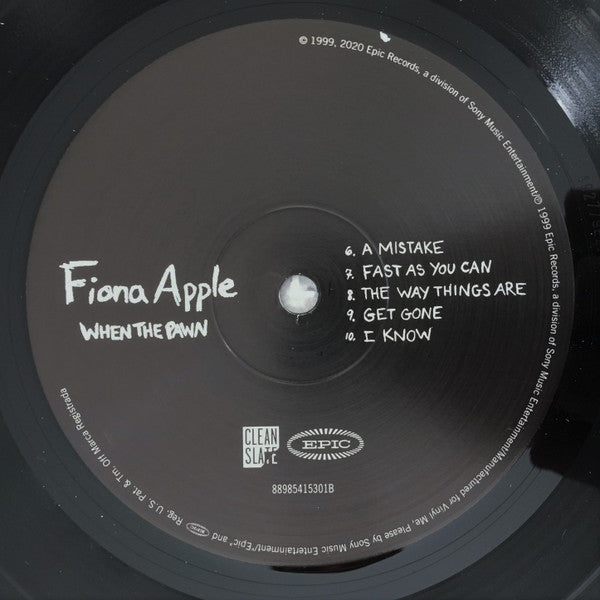 Fiona Apple : When The Pawn (LP, Album, Club, RE, 180)