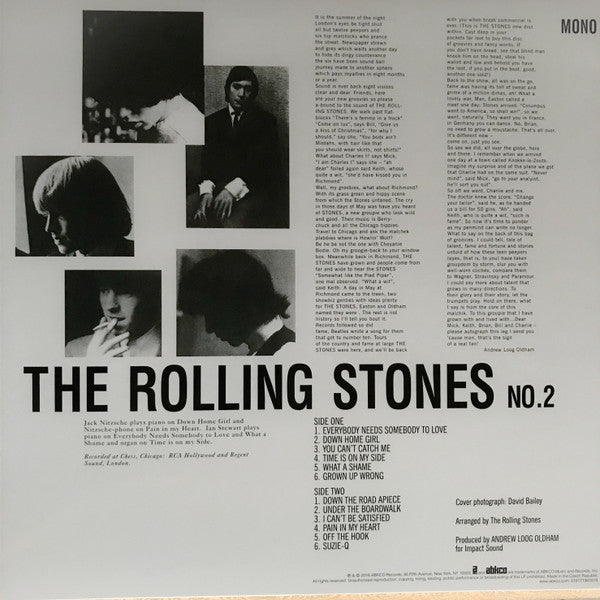 The Rolling Stones : No.2 (LP, Album, Mono, RE, RM, 180)