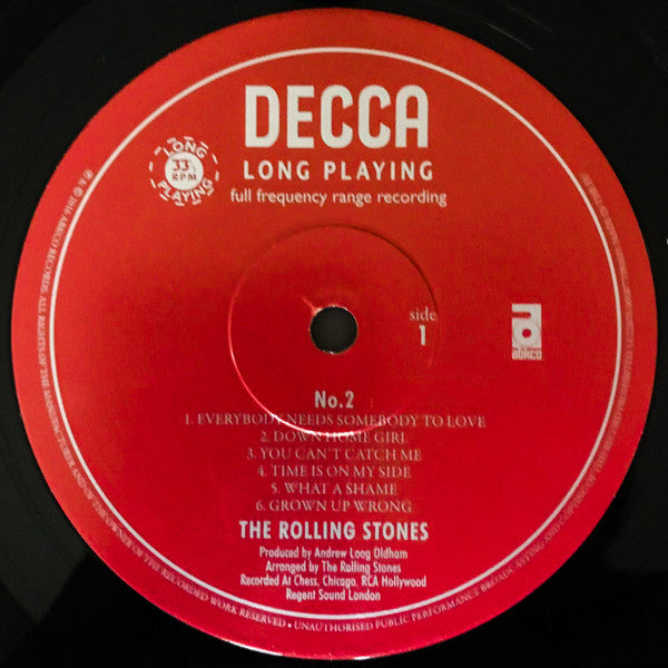 The Rolling Stones : No.2 (LP, Album, Mono, RE, RM, 180)
