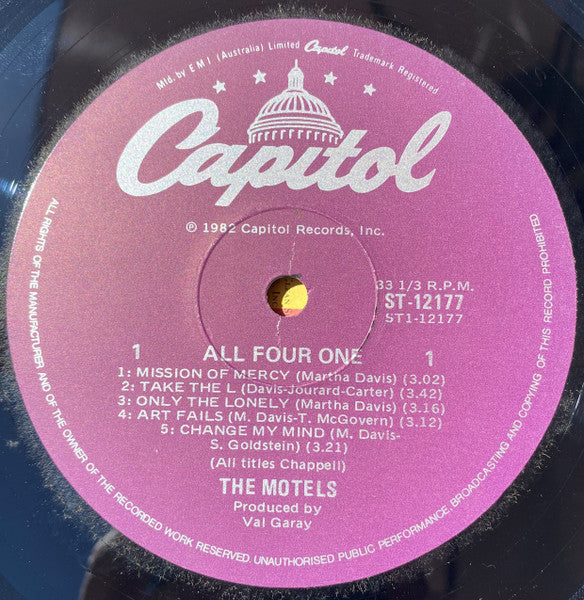 The Motels : All Four One (LP, Album)