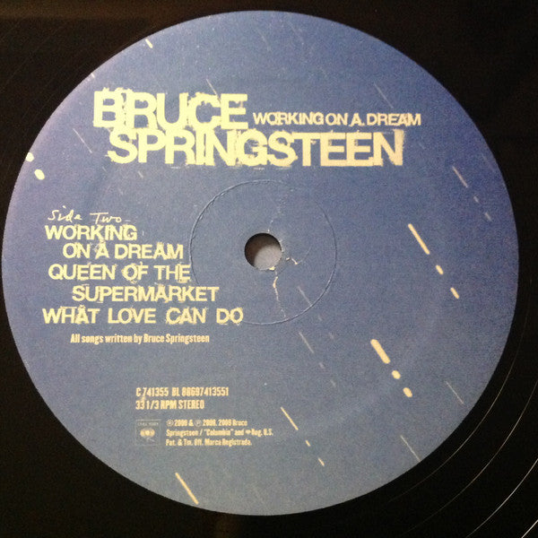 Bruce Springsteen : Working On A Dream (2xLP, Album, 180)