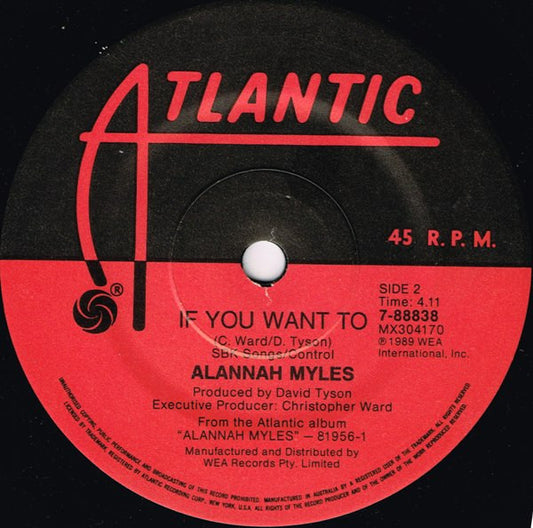 Alannah Myles : Black Velvet (7", Single)