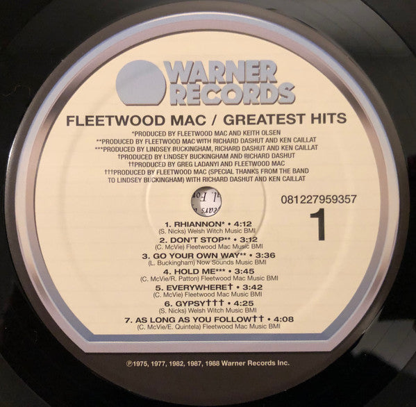 Fleetwood Mac : Greatest Hits (LP, Comp, RE)