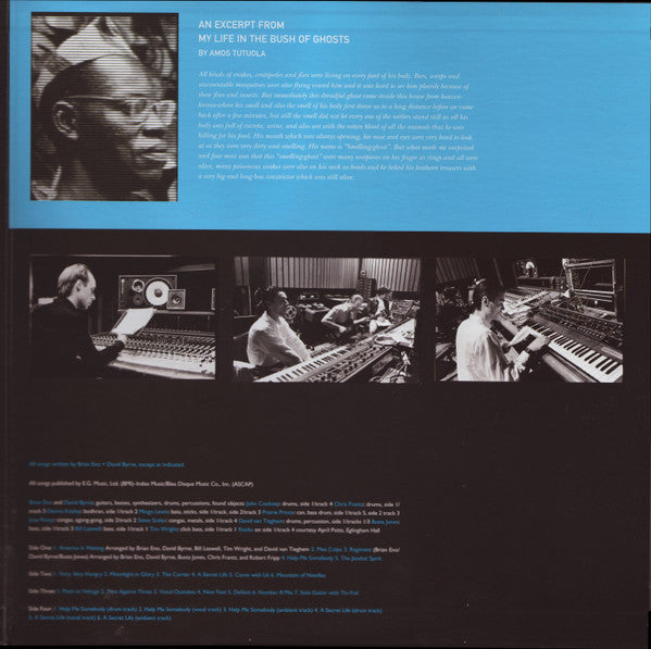 Brian Eno + David Byrne : My Life In The Bush Of Ghosts (2xLP, Album, RE, RM, Gat)