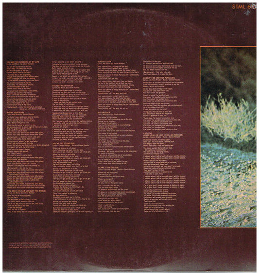 Stevie Wonder : Talking Book (LP, Album, EMI)