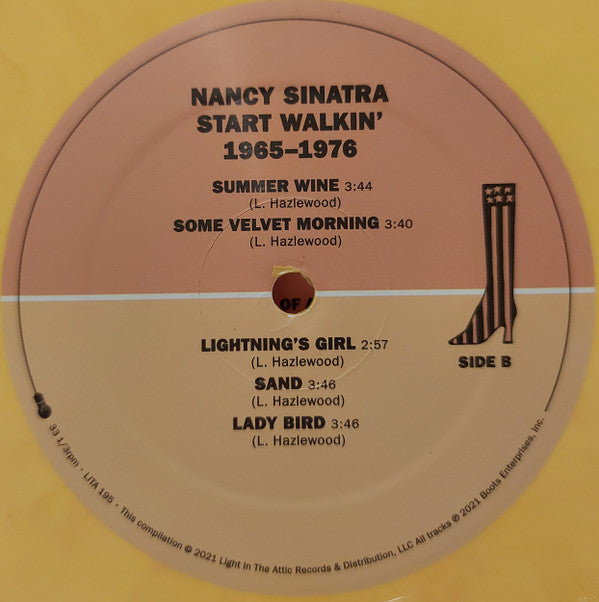 Nancy Sinatra : Start Walkin' 1965-1976 (2xLP, Comp, RM, Yel)