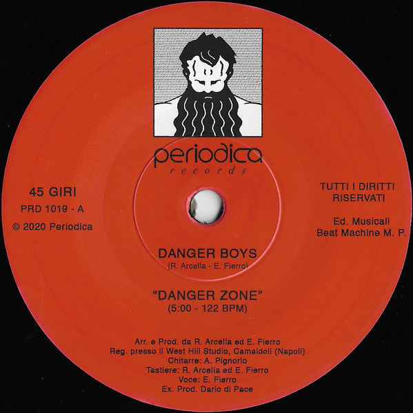 Danger Boys (2) : Danger Zone (7")