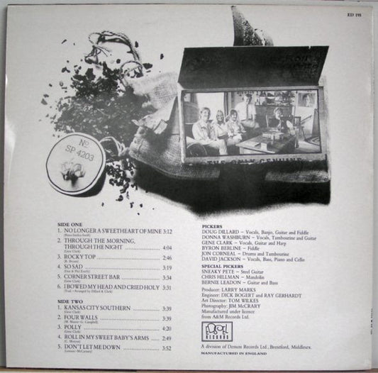 Dillard & Clark : Through The Morning Through The Night (LP, Album, RE)