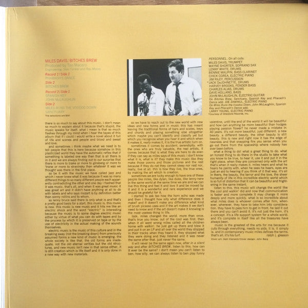 Miles Davis : Bitches Brew (2xLP, Album, RE, RM, 180)