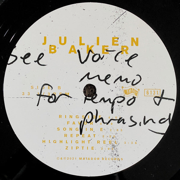 Julien Baker : Little Oblivions (LP, Album)