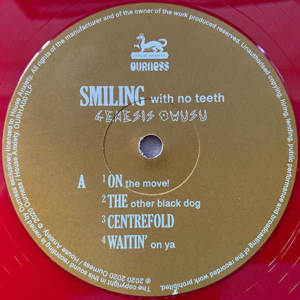 Genesis Owusu : Smiling With No Teeth (2xLP, Album, Red)