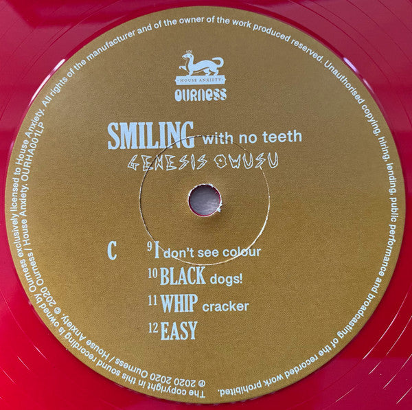 Genesis Owusu : Smiling With No Teeth (2xLP, Album, Red)