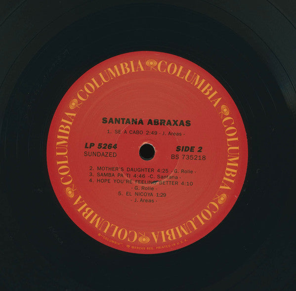 Santana : Abraxas (LP, Album, RE, Gat)