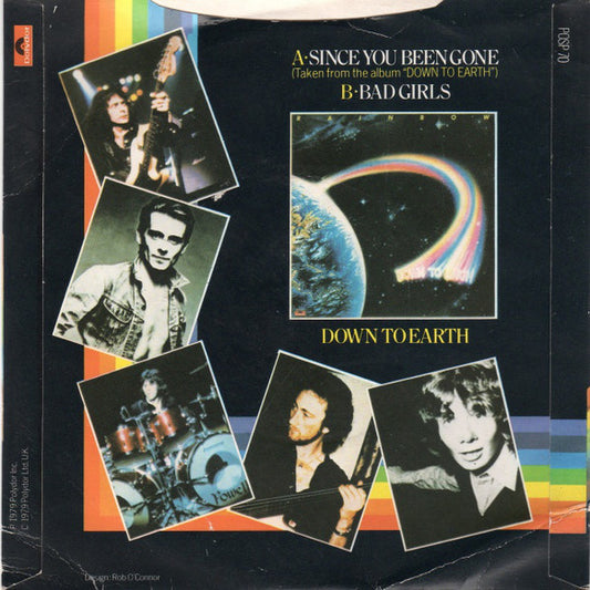 Rainbow : Since You Been Gone (7", Single, Sil)
