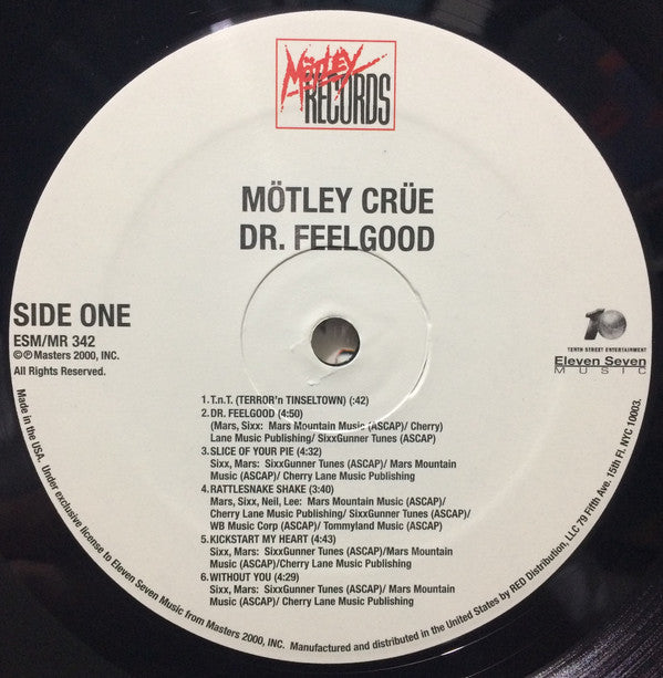 Mötley Crüe : Dr. Feelgood (LP, Album, RE, RM, 180)