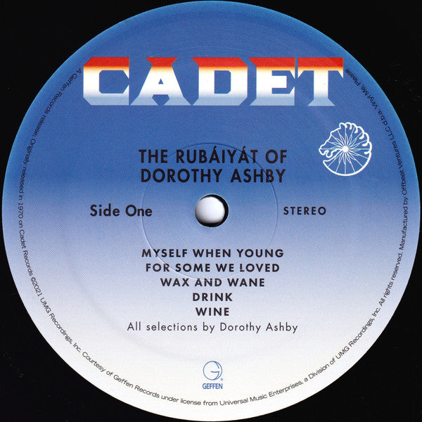 Dorothy Ashby : The Rubáiyát Of Dorothy Ashby (LP, Album, Club, RE, RM, 180)