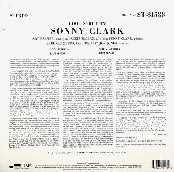 Buy Sonny Clark : Cool Struttin' (LP, Album, RE, 180) Online