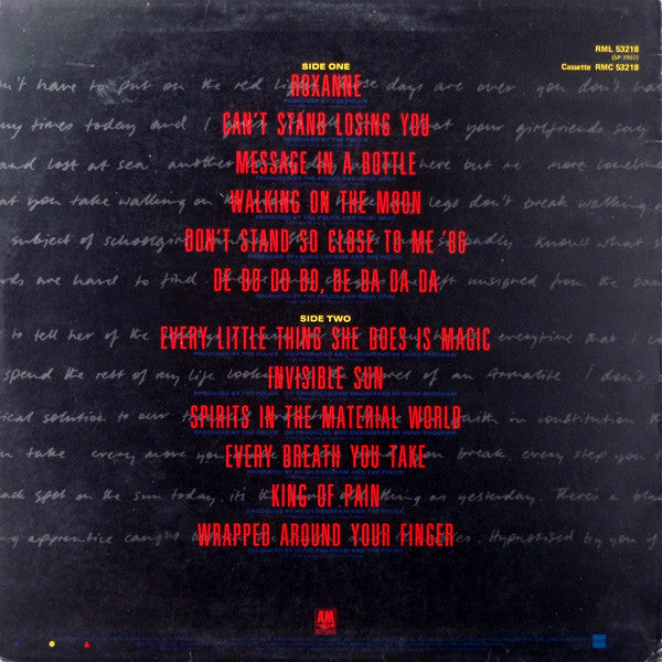 The Police : Every Breath You Take (The Singles) (LP, Comp)