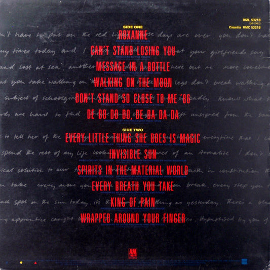 The Police : Every Breath You Take (The Singles) (LP, Comp)