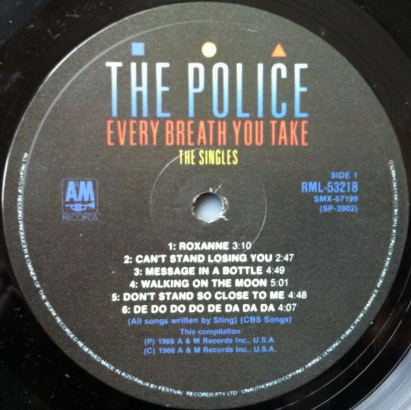 The Police : Every Breath You Take (The Singles) (LP, Comp)