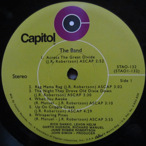 The Band : The Band (LP, Album, Ltd, RE, 180)