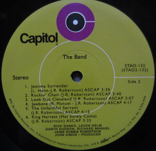 The Band : The Band (LP, Album, Ltd, RE, 180)