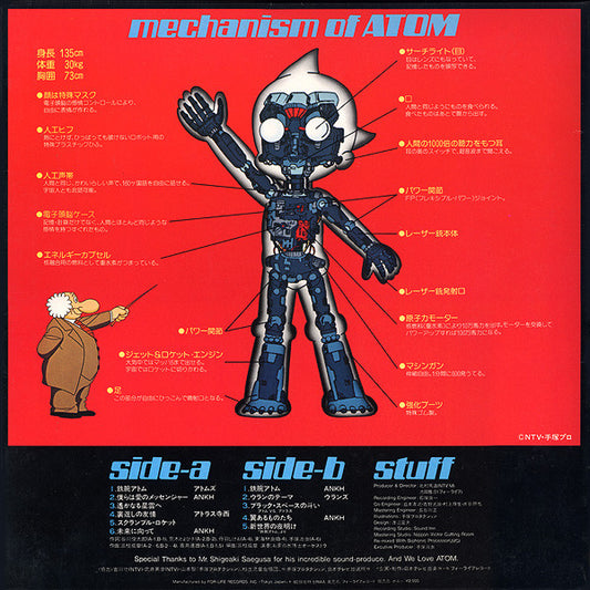 Various : 鉄腕アトム　オリジナル　サウンド・トラック (LP)