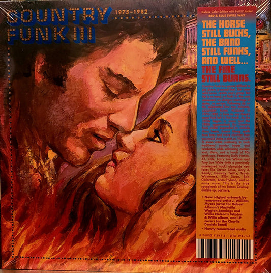 Various : Country Funk III 1975-1982 (2xLP, Comp, Red)