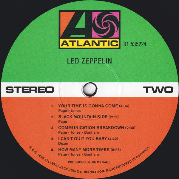LIVE RECORDINGS / LED ZEPPELIN　ブート盤2LP LED ZEPPELIN 