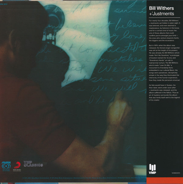 Bill Withers : +'Justments (LP, Album, Club, RE, 180)