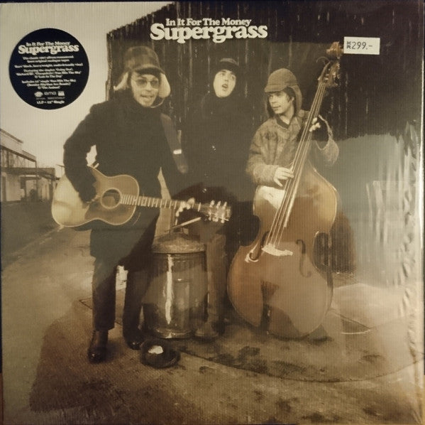 Supergrass : In It For The Money (LP, Album, RM, 180 + 12", Single, Whi)