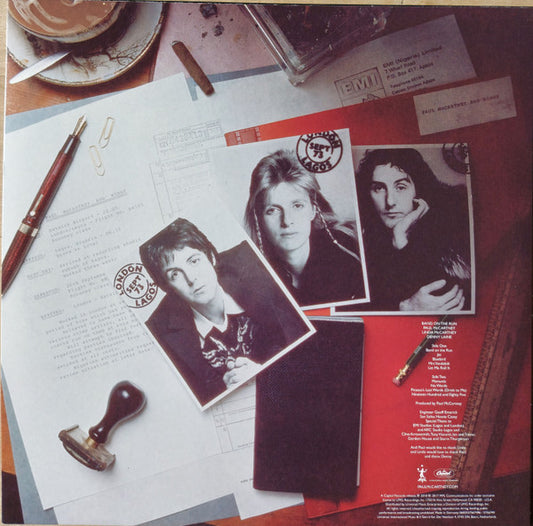 Wings (2) : Band On The Run (LP, Album, RE, RM, 180)