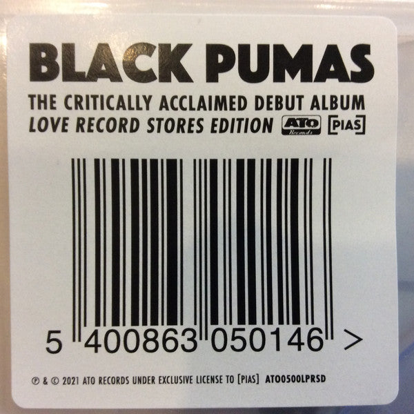 Black Pumas : Black Pumas (LP, Album, Ltd, RE, Cle)