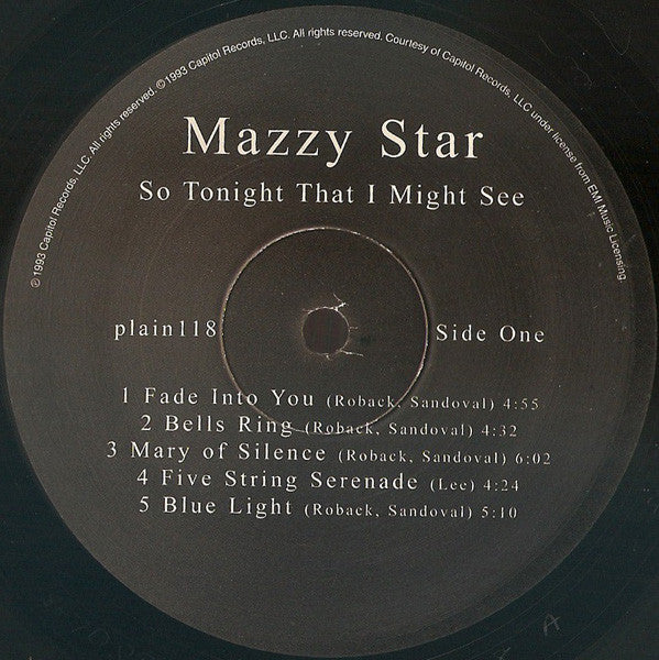 Mazzy Star : So Tonight That I Might See (LP, Album, RE, 180)