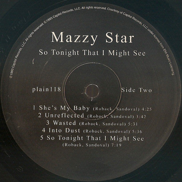 Mazzy Star : So Tonight That I Might See (LP, Album, RE, 180)