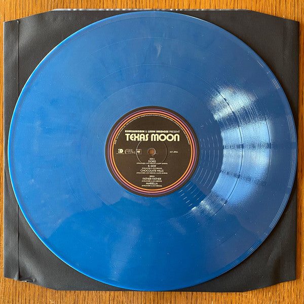 Khruangbin & Leon Bridges : Texas Moon (12", EP, Ltd, Blu)